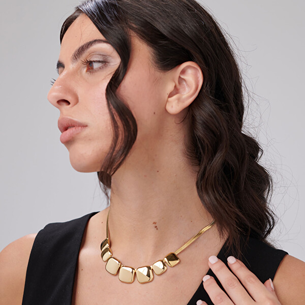 Fashion pozlacený náhrdelník pro ženy Muse BUE04