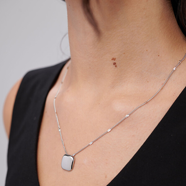 Minimalistický ocelový náhrdelník pro ženy Muse BUE01