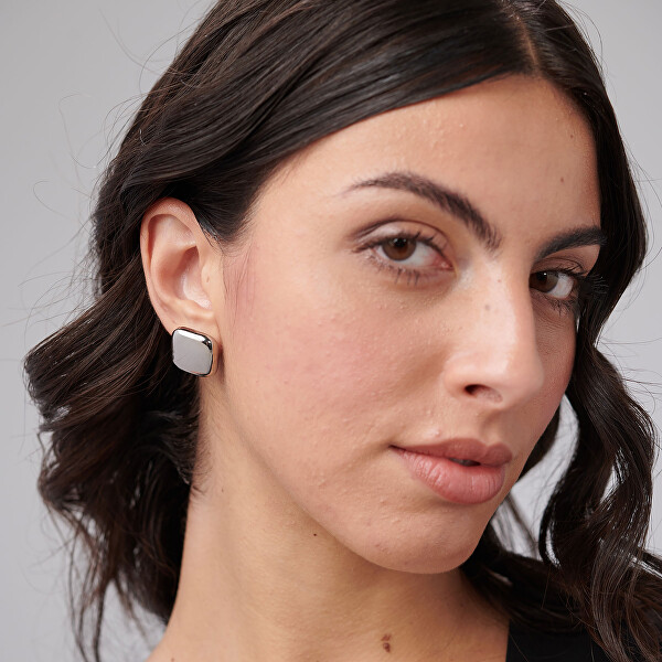 Moderní ocelové náušnice pecky Muse BUE21