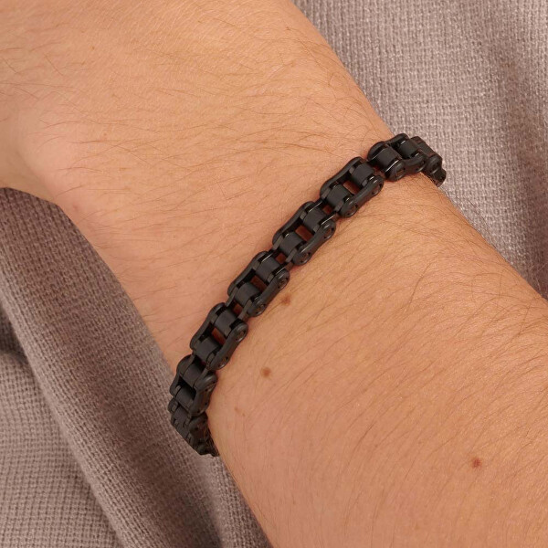 Bracciale nero da uomo originale Backliner BBC28