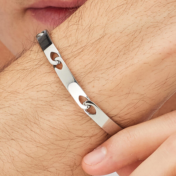 Bracciale da uomo in acciaio Bullet BUL59