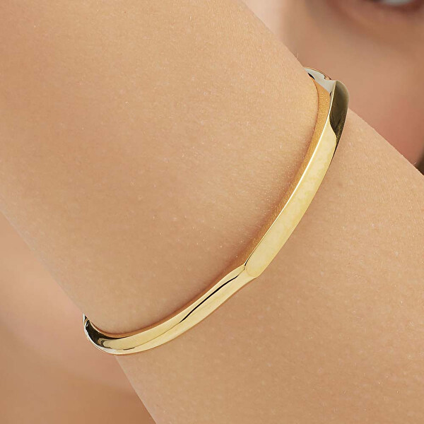 Bracciale rigido placcato oro da donna With You BWY52