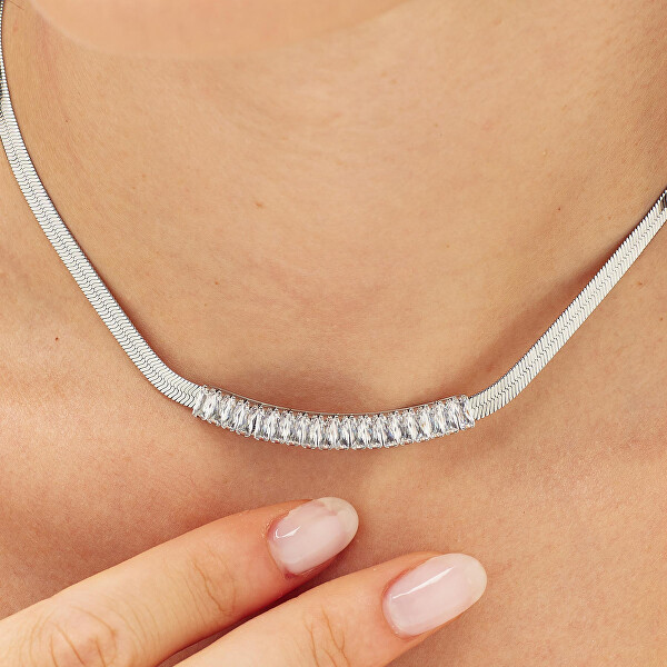 Anmutige Halskette mit klaren Zirkonias Desideri BEIN016