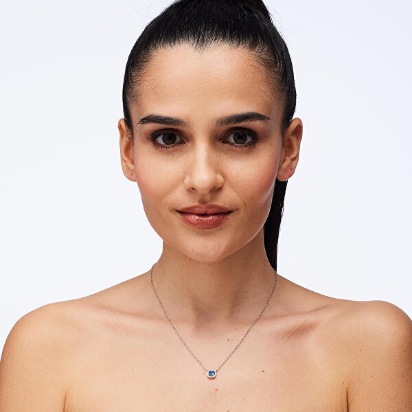 Elegantní stříbrný náhrdelník Fancy Freedom Blue FFB125