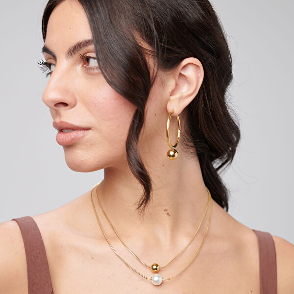 Výrazné pozlacené kruhy Perfect BPC67