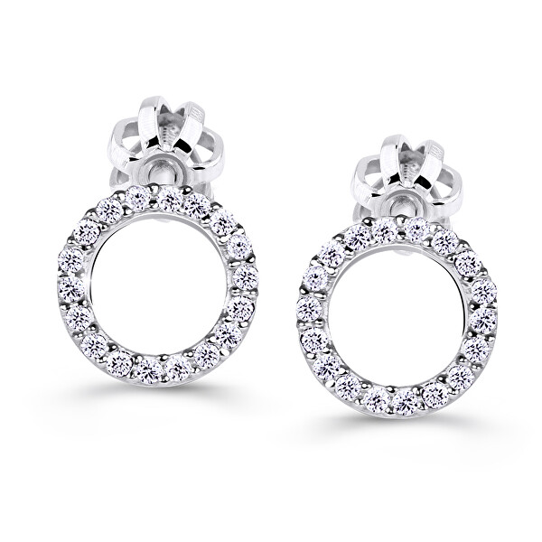 Luxus fehérarany fülbevalók gyémántokkal  DZ60240-30-00-X-2