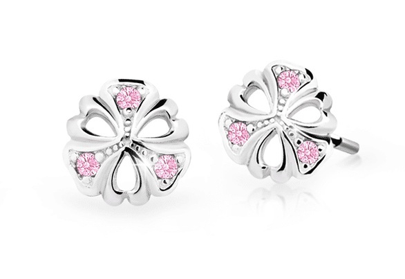 Dětské náušnice z bílého zlata C2230-30-X-2