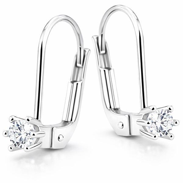 Elegáns függő fülbevaló cirkónium kövekkel Z8012-50-10-X-2