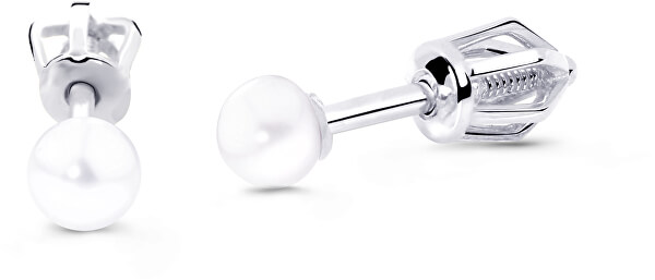 Minimalistické perlové náušnice pecky Z8019-30-2