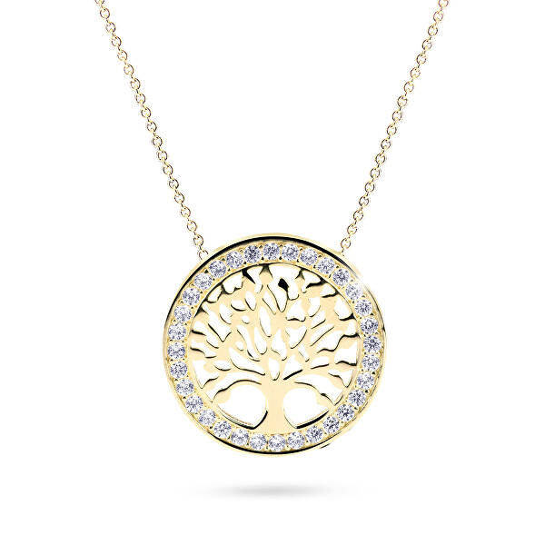 Originálny zlatý náhrdelník Strom života Z5021-40-10-X-1