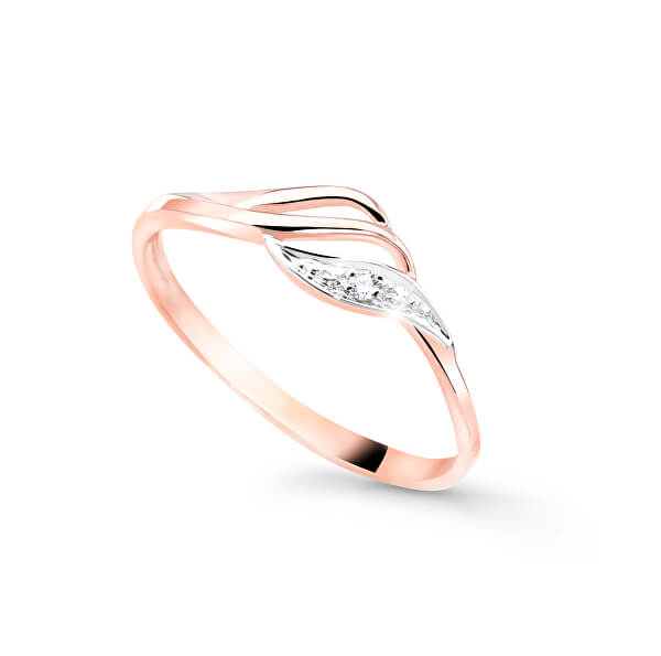 Splendido anello in oro rosa con zirconi Z8023-10-X-4