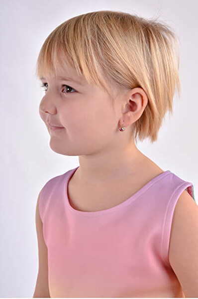 Gyermek fehérarany fülbevaló Katicabogarak C2008-10-40-X-2