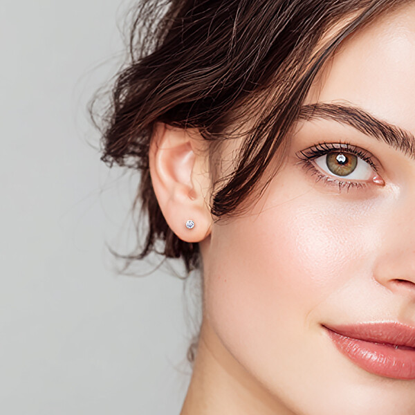 Drobné pecičky se zirkony ze zlata Z3032-30-10-X-2