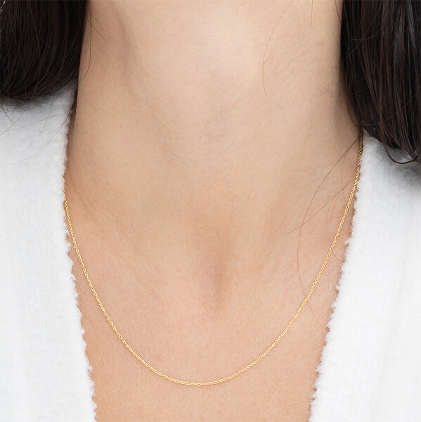 Jemný řetízek z růžového zlata Anker Z0014