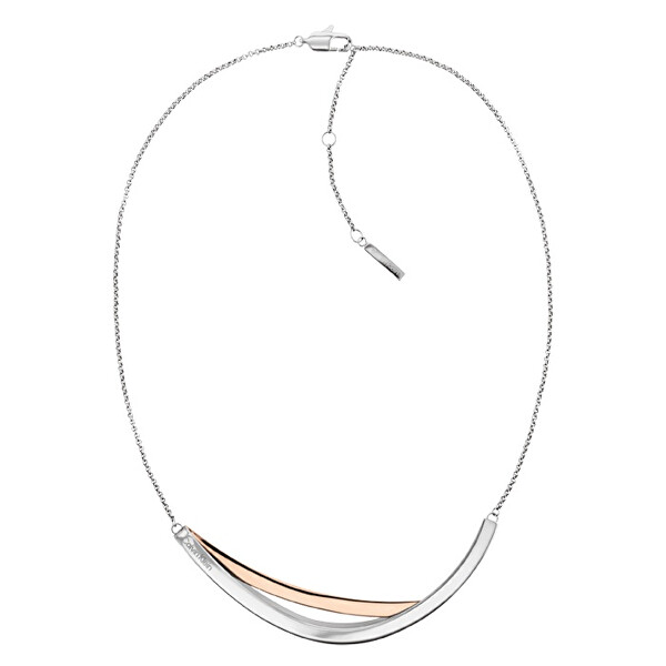 Bicolor náhrdelník z oceli Elliptical 35000848