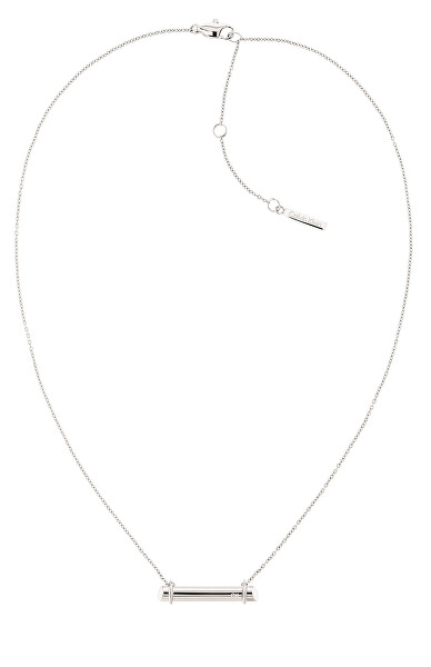 Elegantní ocelový náhrdelník Elongated Linear 35000013