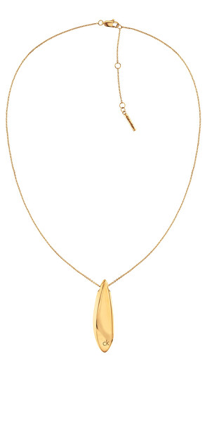 Elegantní pozlacený náhrdelník pro ženy Sculpted 35000814