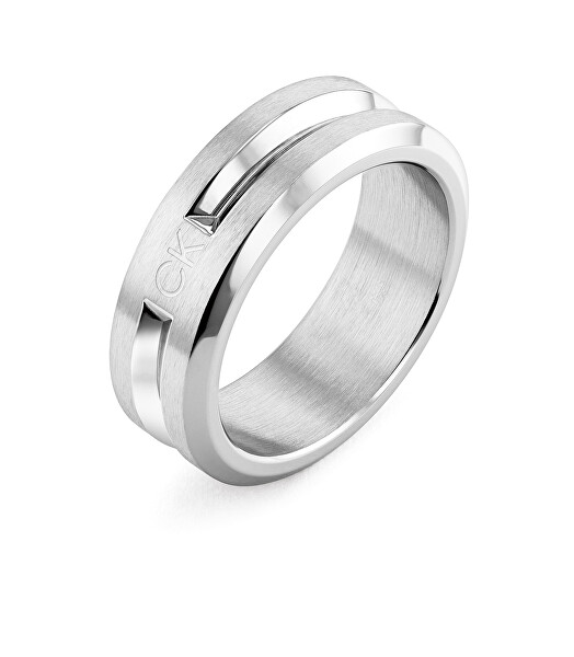 Luxusní ocelový prsten pro muže Intersection 35000318