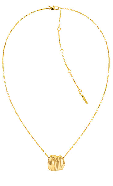 Collana minimalista placcata in oro da donna Elemental 35000639