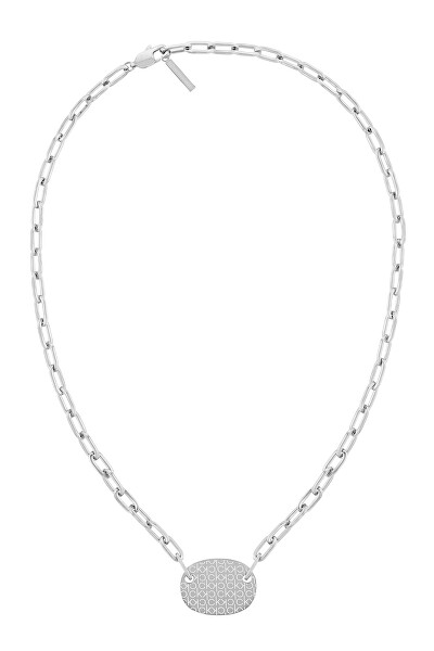Moderný oceľový náhrdelník Iconic for Her 35000393