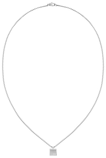 Moderný oceľový náhrdelník Sculptural 35000486