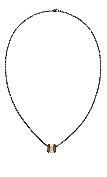 Moderný pánsky bicolor náhrdelník Latch 35000259