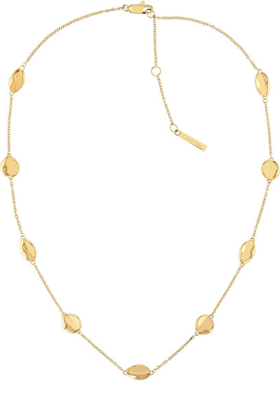 Módní pozlacený náhrdelník Unique 35000125