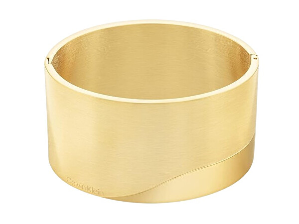 Pevný pozlacený náramek Minimal Circular Family 35000147