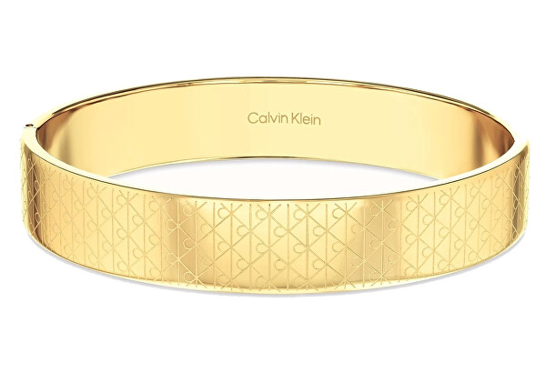 Pozlacený pevný náramek pro ženy Iconic 35000889