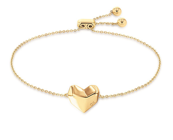 Romantisches vergoldetes Armband mit Herzen In Love 35000039