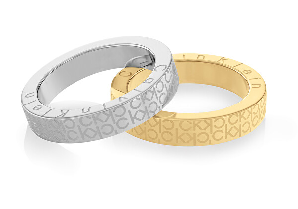 Set di anelli eleganti in acciaio Iconic for Her 35000444