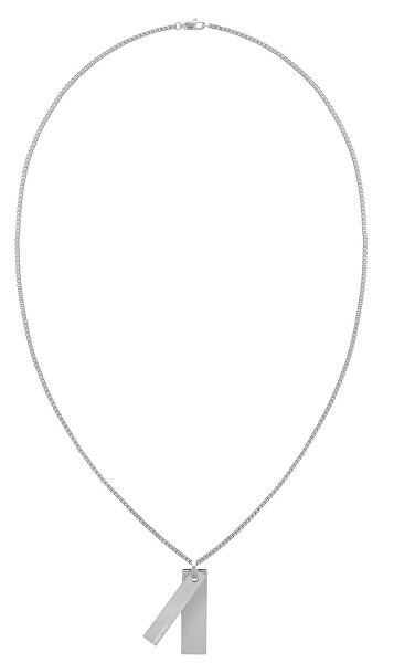 Slušivý oceľový náhrdelník Architectural Lines 35000413