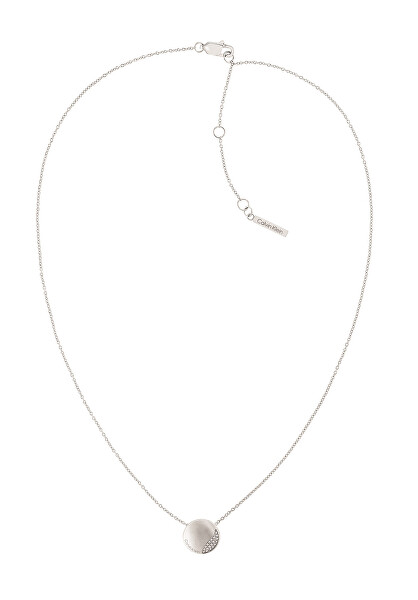 Slušivý ocelový náhrdelník s krystaly Minimal 35000143