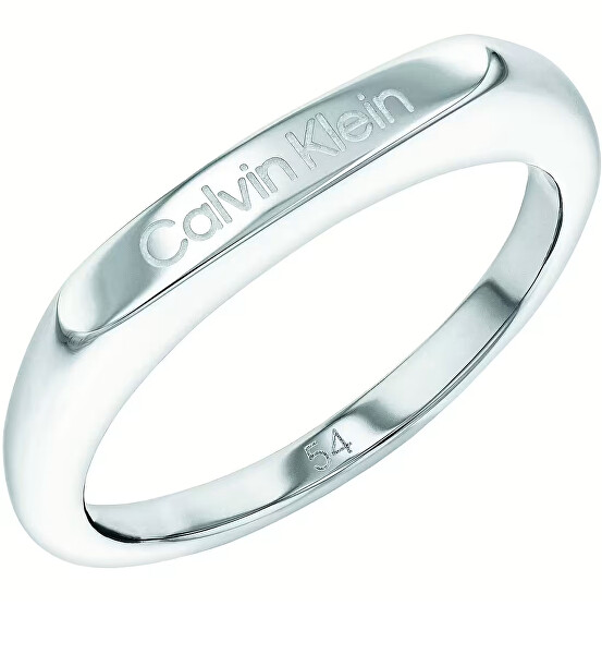 Elegante anello in acciaio Faceted 35000187