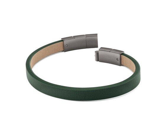 Elegantní kožený náramek Minimalistic Squares 35100063