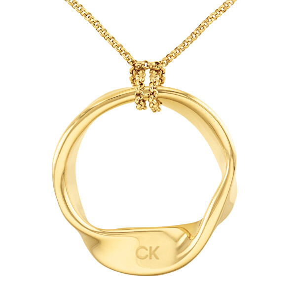 Elegantní pozlacený náhrdelník Ethereal Metals 35000526
