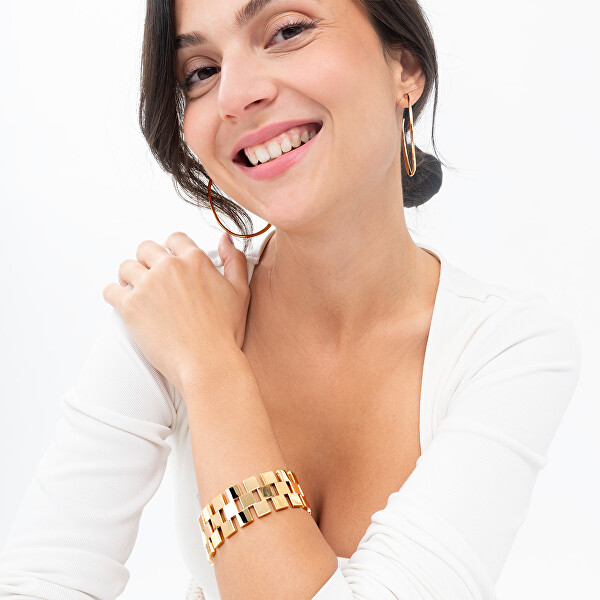 Masivní ocelový náramek Geometric 35000243