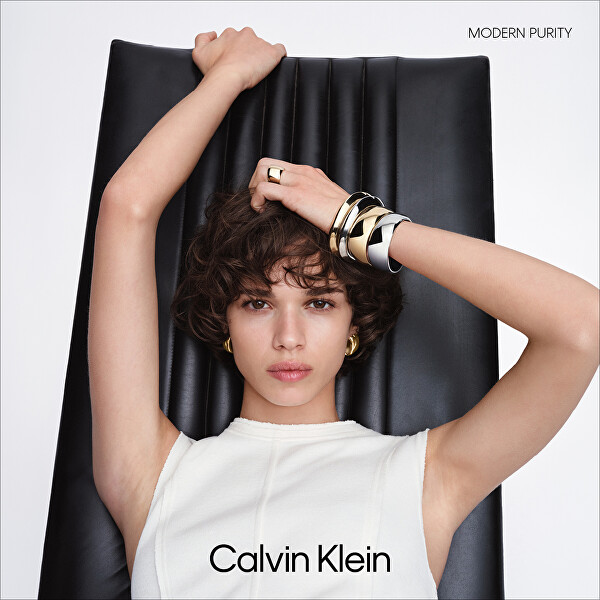 Masivní pozlacený prsten Modern Purity 35000834