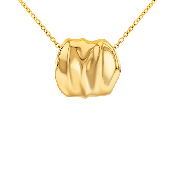 Minimalistický pozlátený náhrdelník pre ženy Elemental 35000639