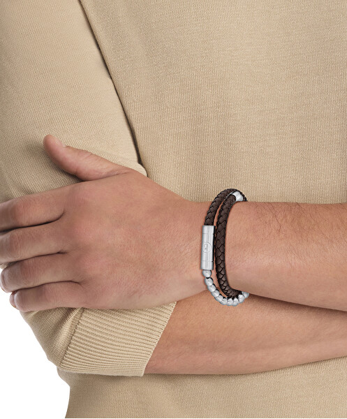 Modernes Doppelarmband für Herren 35100023