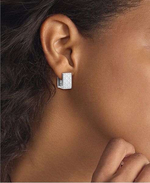 Moderní obdélníkové náušnice Iconic 35000856