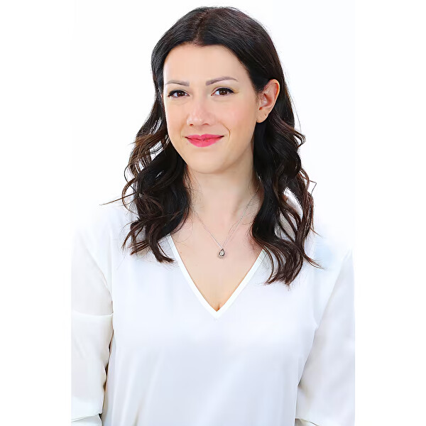 Ocelový náhrdelník Tear Drop Sculptured Drops 35000083