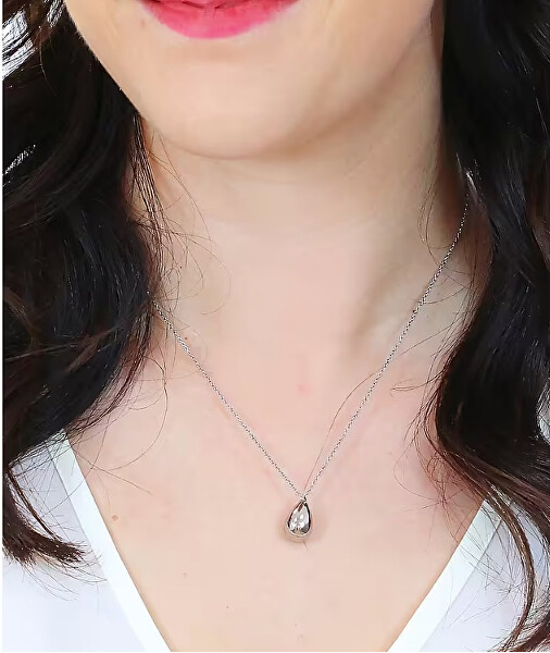 Ocelový náhrdelník Tear Drop Sculptured Drops 35000083