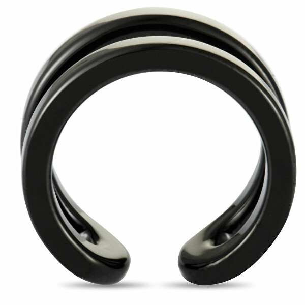 Originální černý prsten Return KJ0ZBR00010