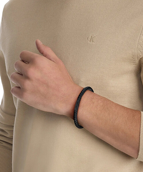 Férfi hematit gyöngy karkötő Intuitive Connection 35100051