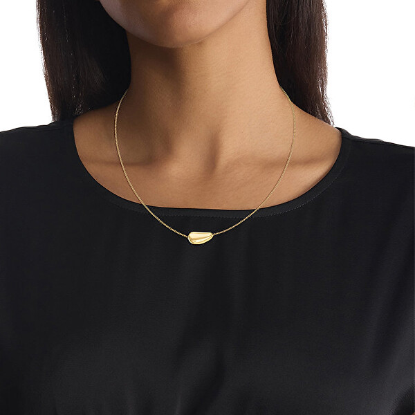 Collana placcata in oro da donna Elongated Drops 35000601