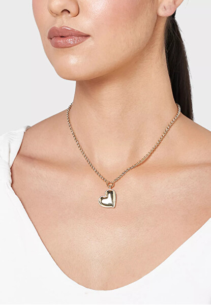 Romantický bicolor náhrdelník z ocele Captivate 35000293