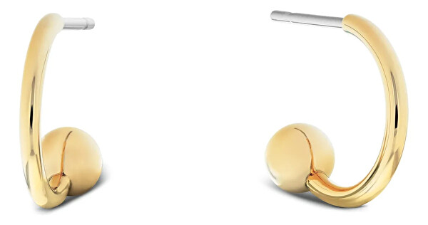 Sada pozlacených náušnic CK Pure Essentials 35000952 (3 páry náušnic)