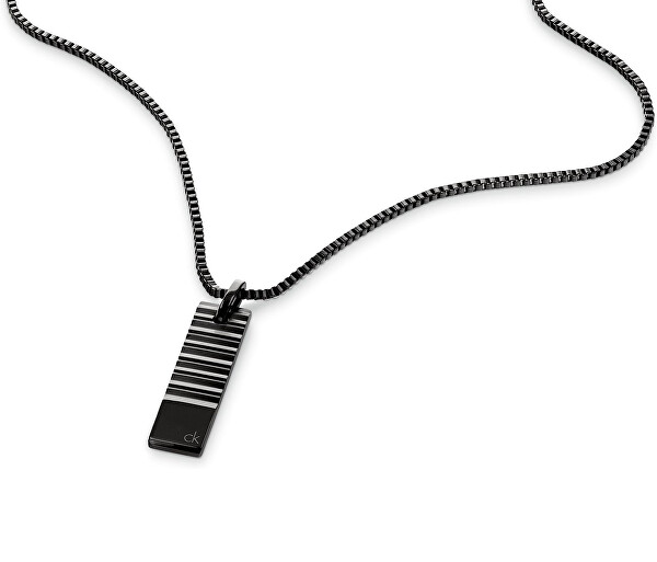 Stylový pánský náhrdelník z oceli CK Parallel 35100086