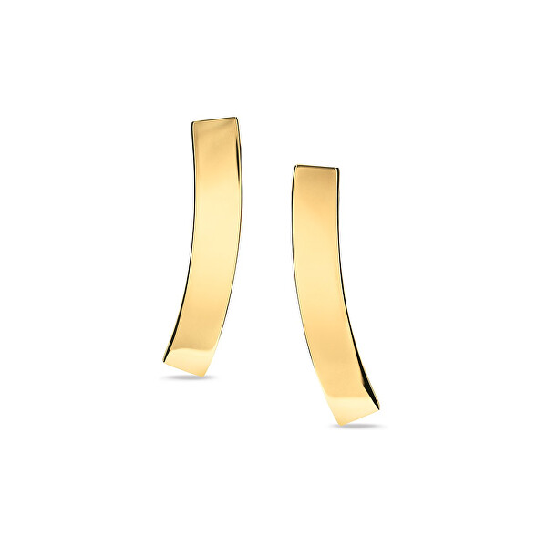 Visací pozlacené náušnice Elliptical 35000850